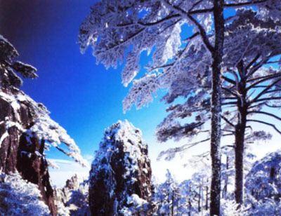 黃山雪景